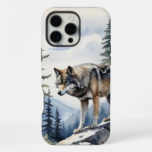 Nature Wilderness Mountains Wolf Wolves iPhone 16 Pro Max Case
