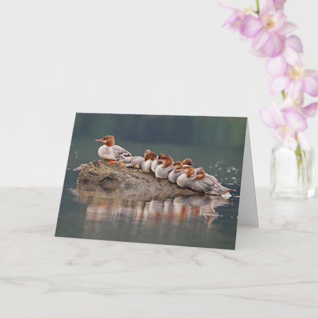 Nature Wildlife Cancer Support Card (Orchid)