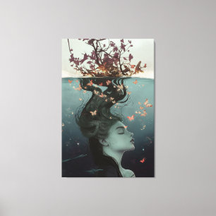 Nature Witch Canvas Print