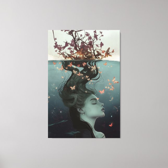 Nature Witch Canvas Print (Front)