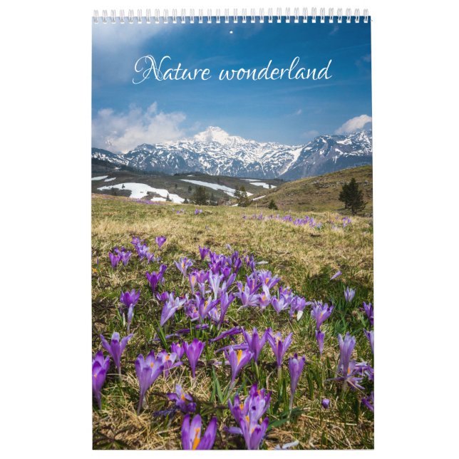 Nature wonderland v2 landscape photo calendar (Cover)
