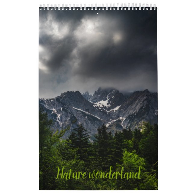 Nature wonderland v3 landscape photo calendar (Cover)