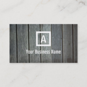 Nature Wood Stripes Business Card