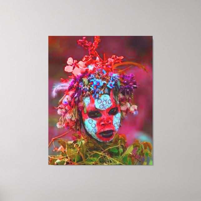 Nature Zombie Canvas Print (Front)