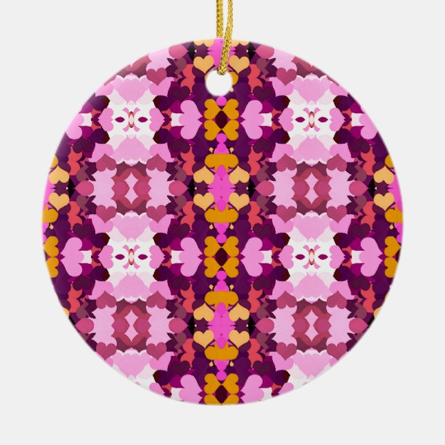 NATURE'S ART GARDEN FLOWERS UK ORNAMENT (Front)