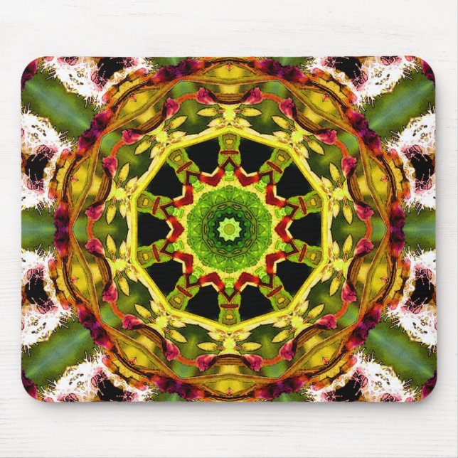 NATURES ART SPRING FLOWERS MOUSE MAT (Front)