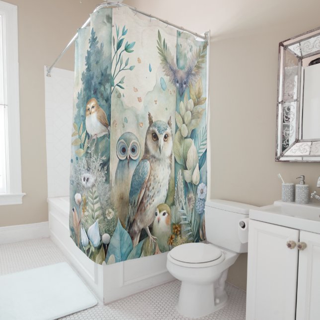 Nature's Artwork Shower Curtain (In Situ)