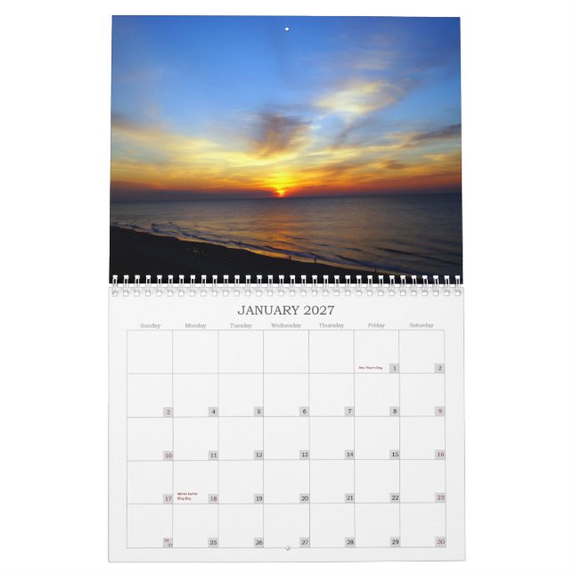 Nature's Beauty Calendar (Jan 2027)