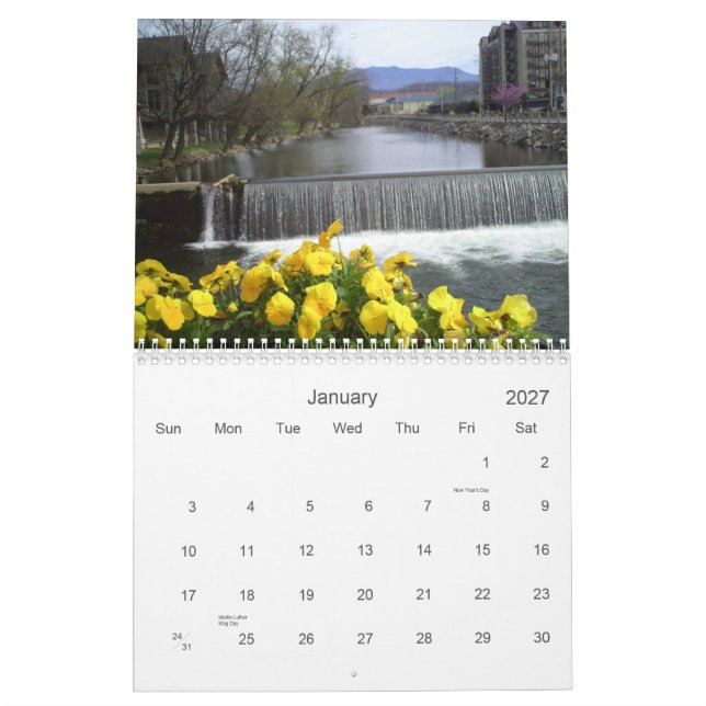 Natures Beauty Calender Calendar (Jan 2027)