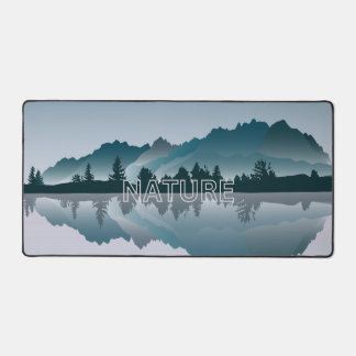 Nature's Beauty Mountain Reflection Desk Mat