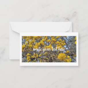Nature's bloom card