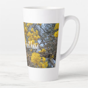 Nature's bloom latte mug