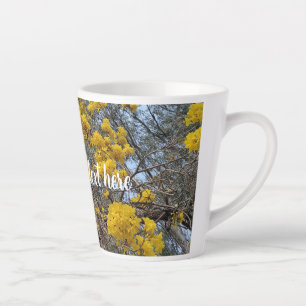 Nature's bloom latte mug