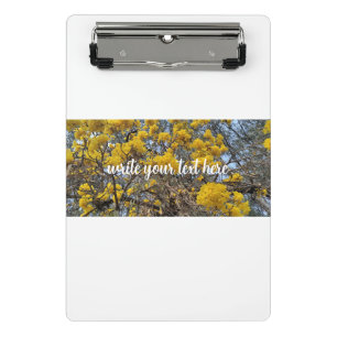 Nature's bloom mini clipboard