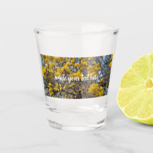 Nature's bloom shot glass