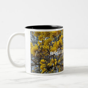 Nature's bloom Two-Tone coffee mug