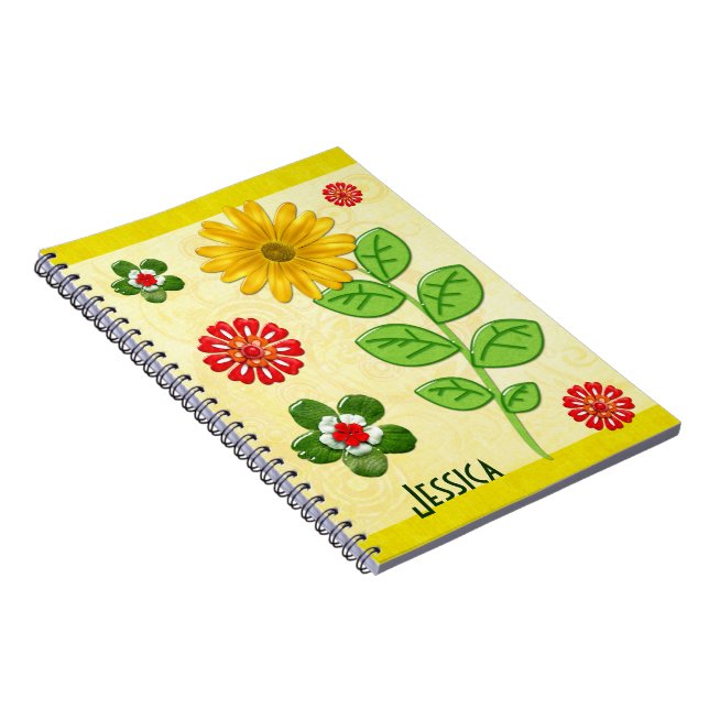 Natures Bounty Jewelled PERSONALIZED Notebook (Right Side)