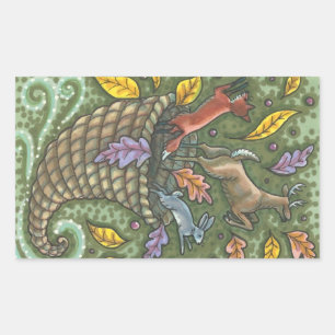 NATURE'S BOUNTY WILDLIFE CORNUCOPIA STICKERS Rec