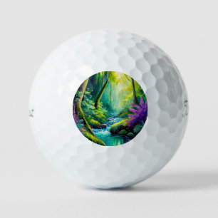 Nature's Chromatic Harmony Golf Balls