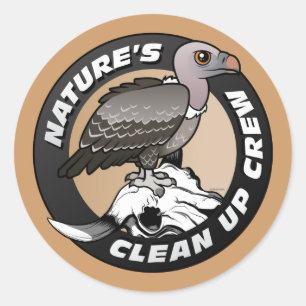 Nature's Clean Up Crew Classic Round Sticker