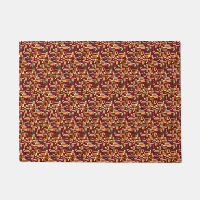 Nature's Colours Warm Earth Tone Doormat (Front)