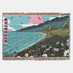 Natures Costal Meadow Throw Blanket