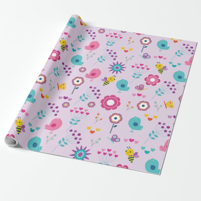 Nature's Delight Wrapping Paper (Unrolled)