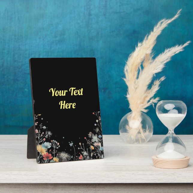 Nature's Display: Customisable Plaque (Side)