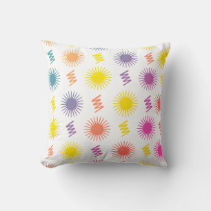Nature's Elegance Botanical Rainbow Cushion