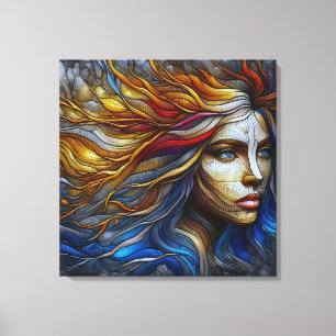 Nature's Embrace - AI Era Canvas Print