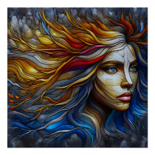 Nature's Embrace - AI Era Poster