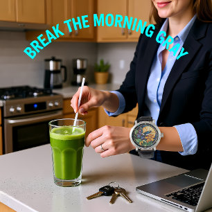 Nature's Embrace" - Butterfly & Flower Watch