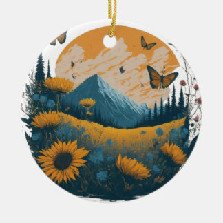 Nature's Embrace Ceramic Tree Decoration