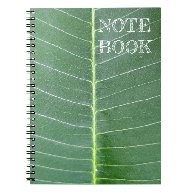 Nature's Embrace Spiral Photo Notebook (Front)
