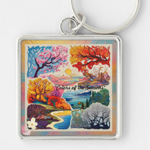 "Nature's Ever-Changing Tapestry" Key Ring