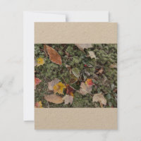 Natures frost, Flat Note Card