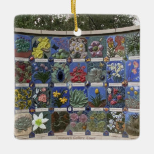 Nature's Gallery Court Ceramic Ornament