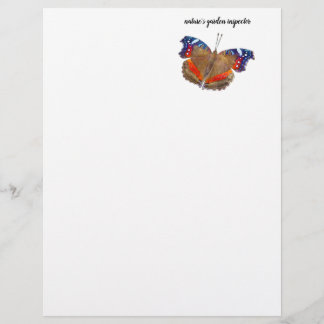 Nature's garden inspector custom letterhead
