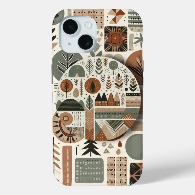 Nature's Geometry Case-Mate iPhone Case (Back)