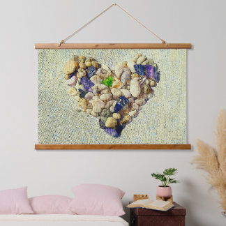 Nature's heart   hanging tapestry