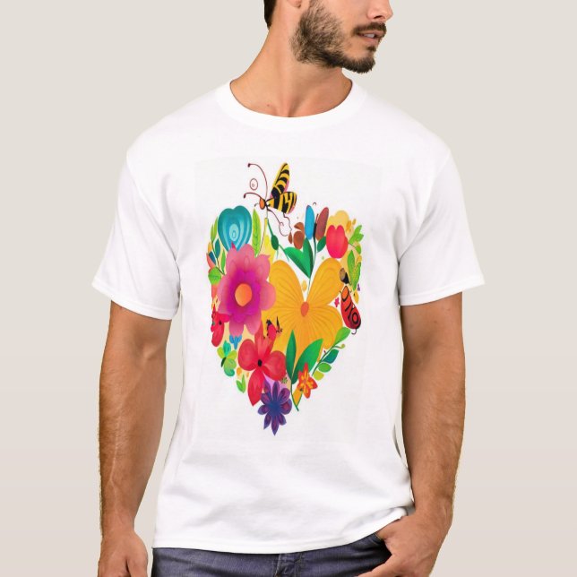 Nature's Heart of Love T-Shirt (Front)