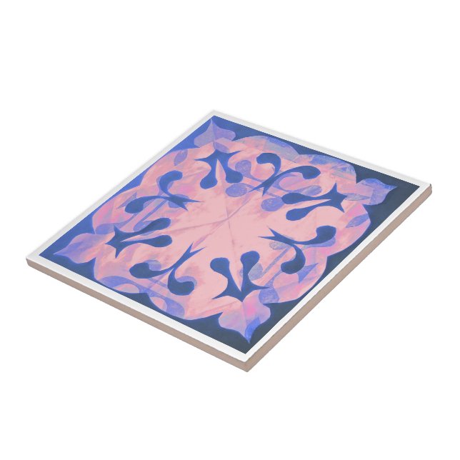 Nature's Hidden Geometry Abstract Geometric  Tile (Side)