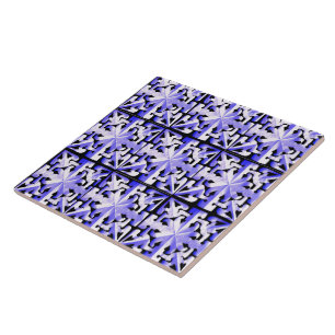 Nature's Hidden Geometry Abstract Geometric Tile