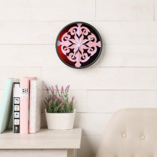 Nature's Hidden Geometry Abstract Mug Clock