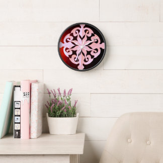 Nature's Hidden Geometry Abstract Mug Clock