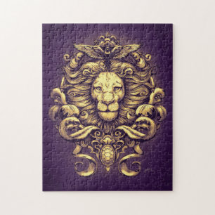 Nature's Kingdom in Purple Jigsaw Puzzle