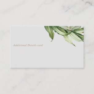 Natures Love Greenery Additional Details Cards