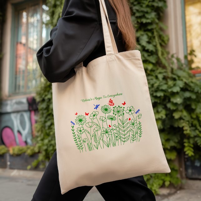 Nature's Magic is Everywhere Tote Bag (Creator Uploaded)