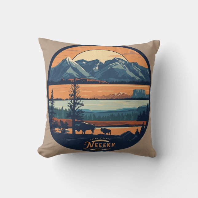 "Nature's Masterpieces: America's National Parks" Cushion (Front)