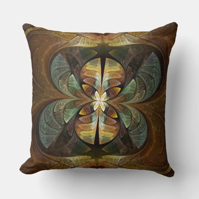 Natures Matrix Bumble Bee Abstract Cushion (Front)